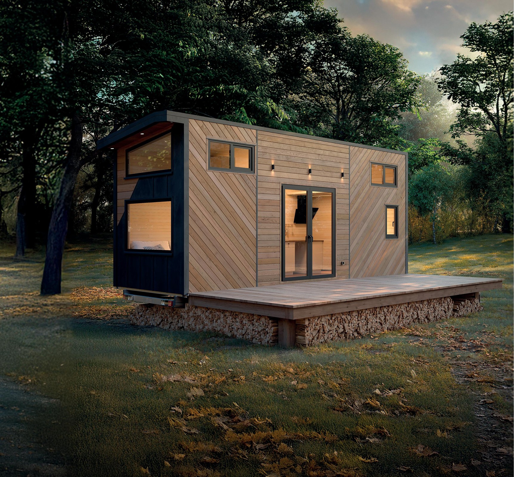 Markson Lento 720 mit Holzfassade – Originalabbildung aus dem Katalog